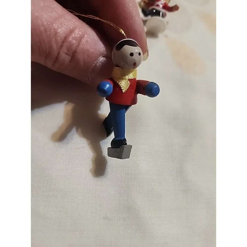 21 Vintage Miniature Christmas Tree Ornaments Snowman Santa Angel Star Trees